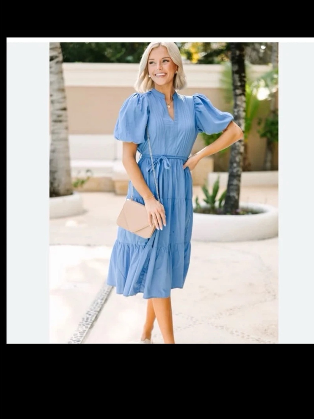 Pinch: On Our Mind Blue Midi Dress size XL